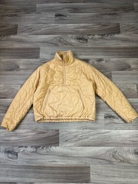 Lululemon Insulated Quilted Pullover Jacket in Heather Pecan Tan